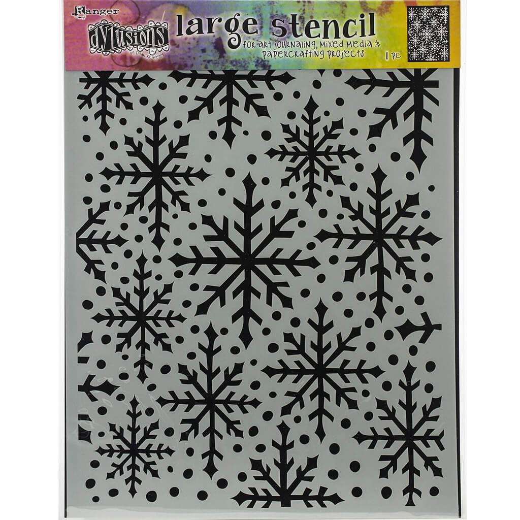 Dylusions Stencils 9in x 12in Snowflake