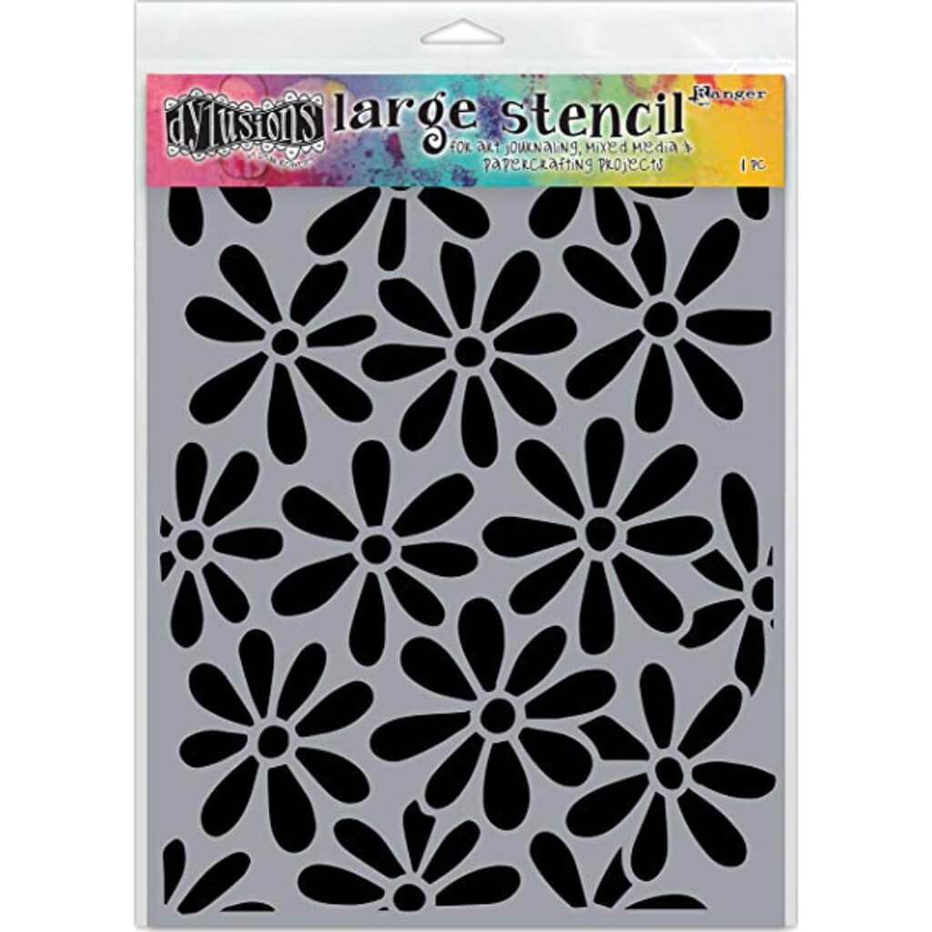 Dyan Reaveley's Dylusions Stencils 9in x 12in Spring Bloom