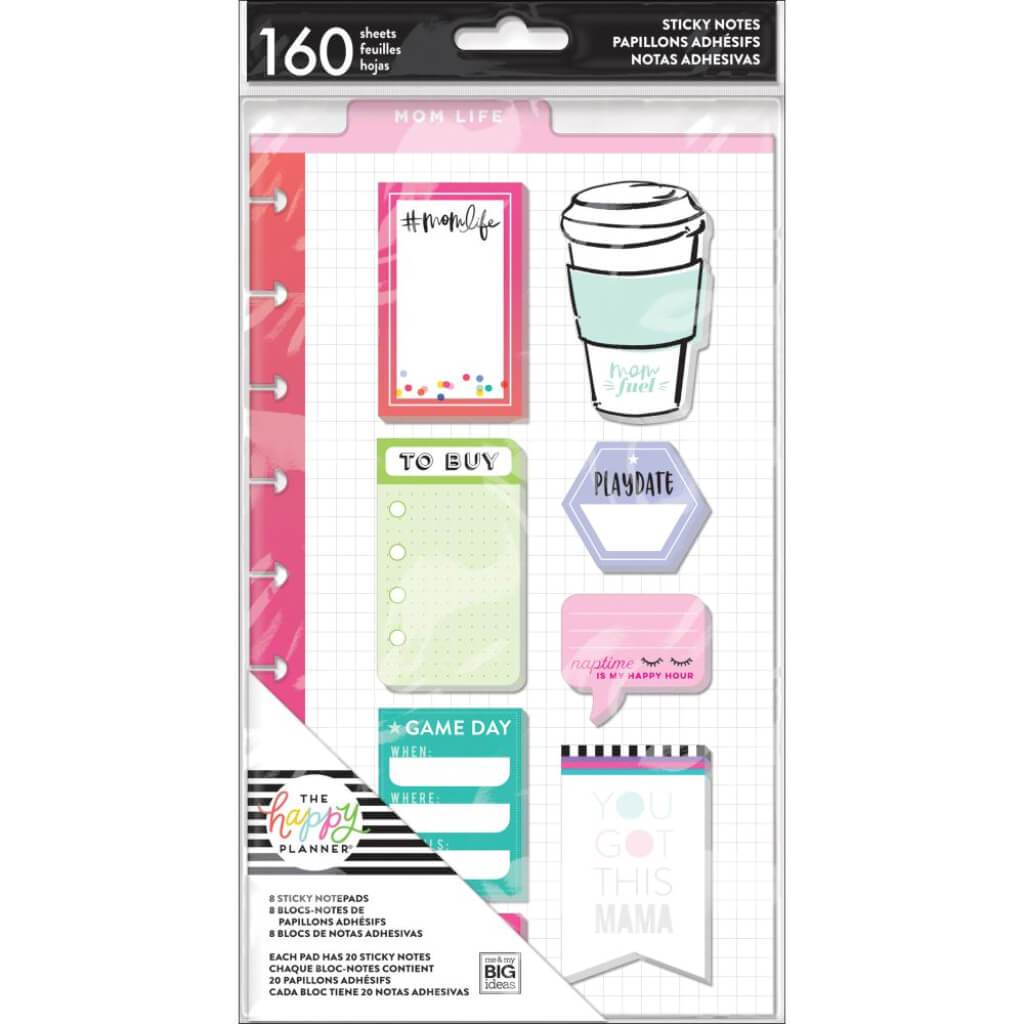 Happy Planner Sticky Notes 160/Pkg Mom Life Classic