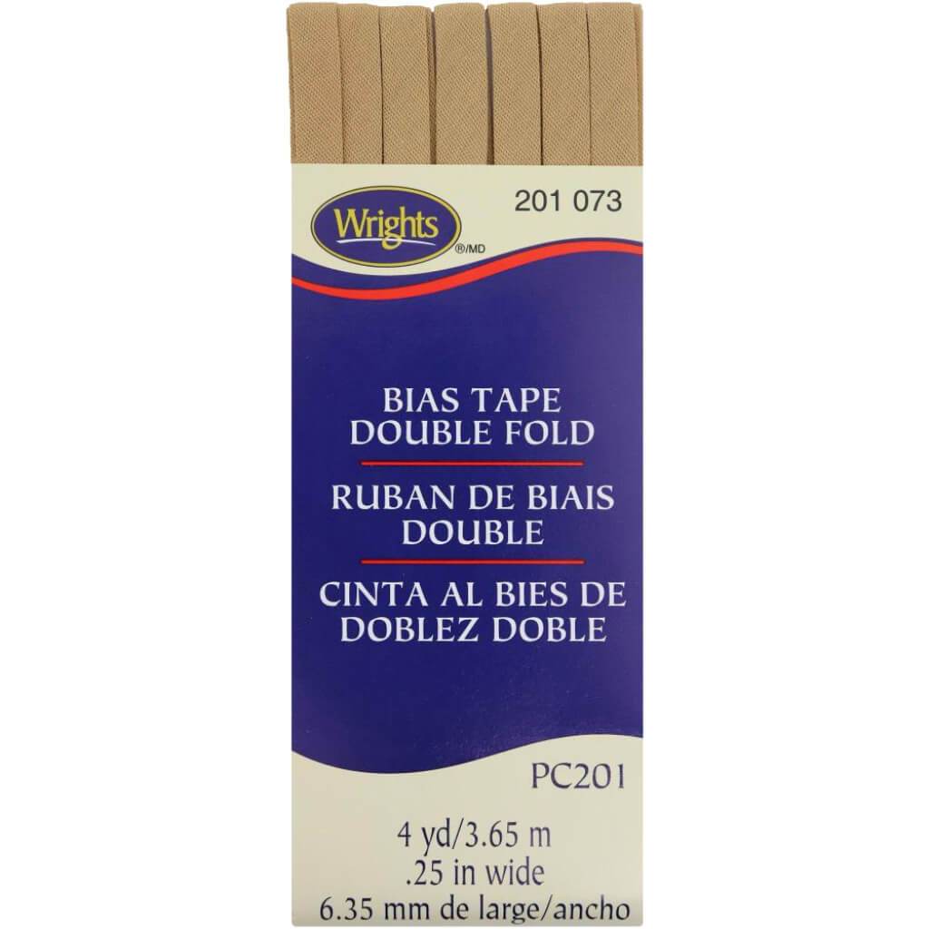 Wrights Double Fold Bias Tape .25in x 4yd