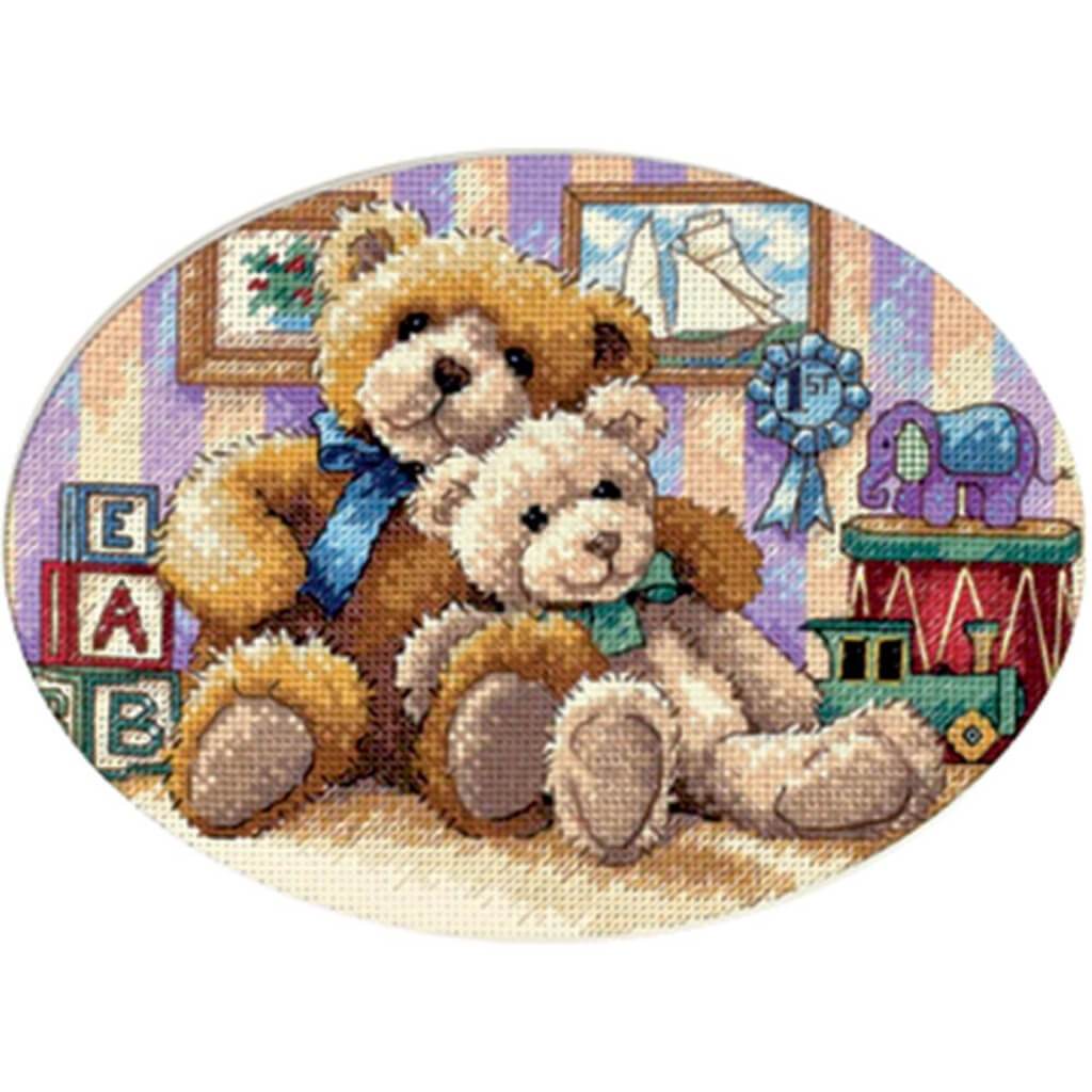 Gold Petite Counted Cross Stitch Kit 7inx5in