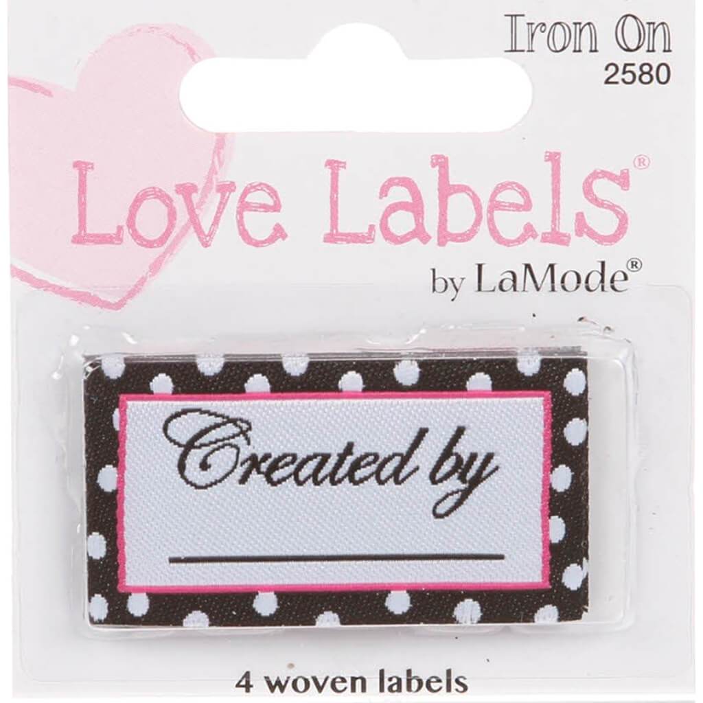 Blumenthal Iron-On Lovelabels 4/Pkg Created By