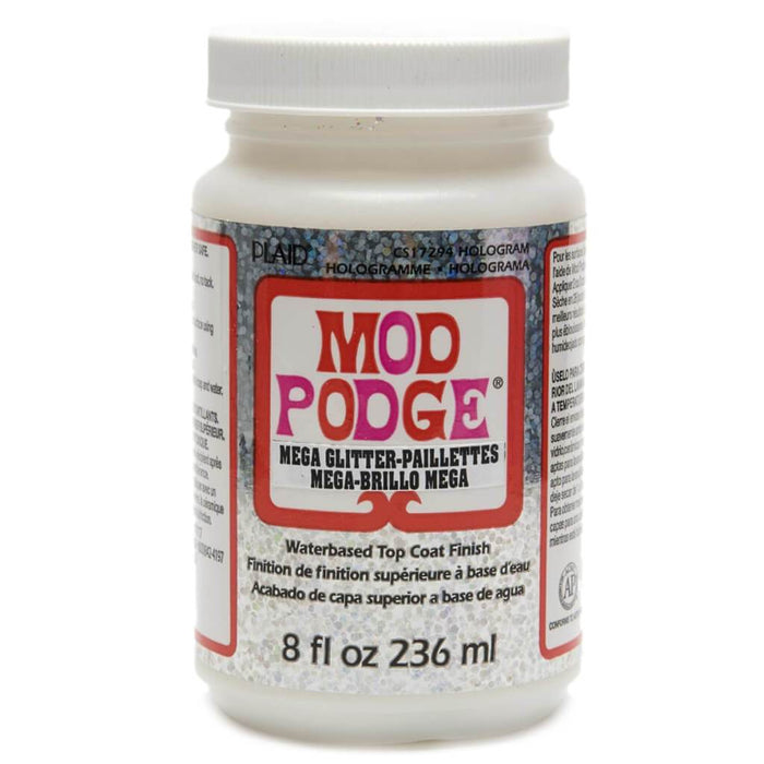 Mod Podge Mega Glitter Hologram 8oz