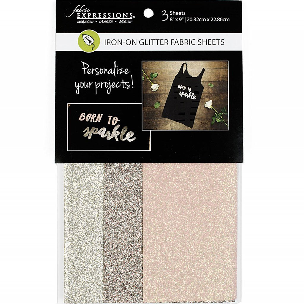 Fabric Expressions Fusible Glitter Sheets