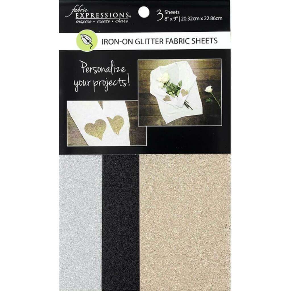 Fabric Expressions Fusible Glitter Sheets