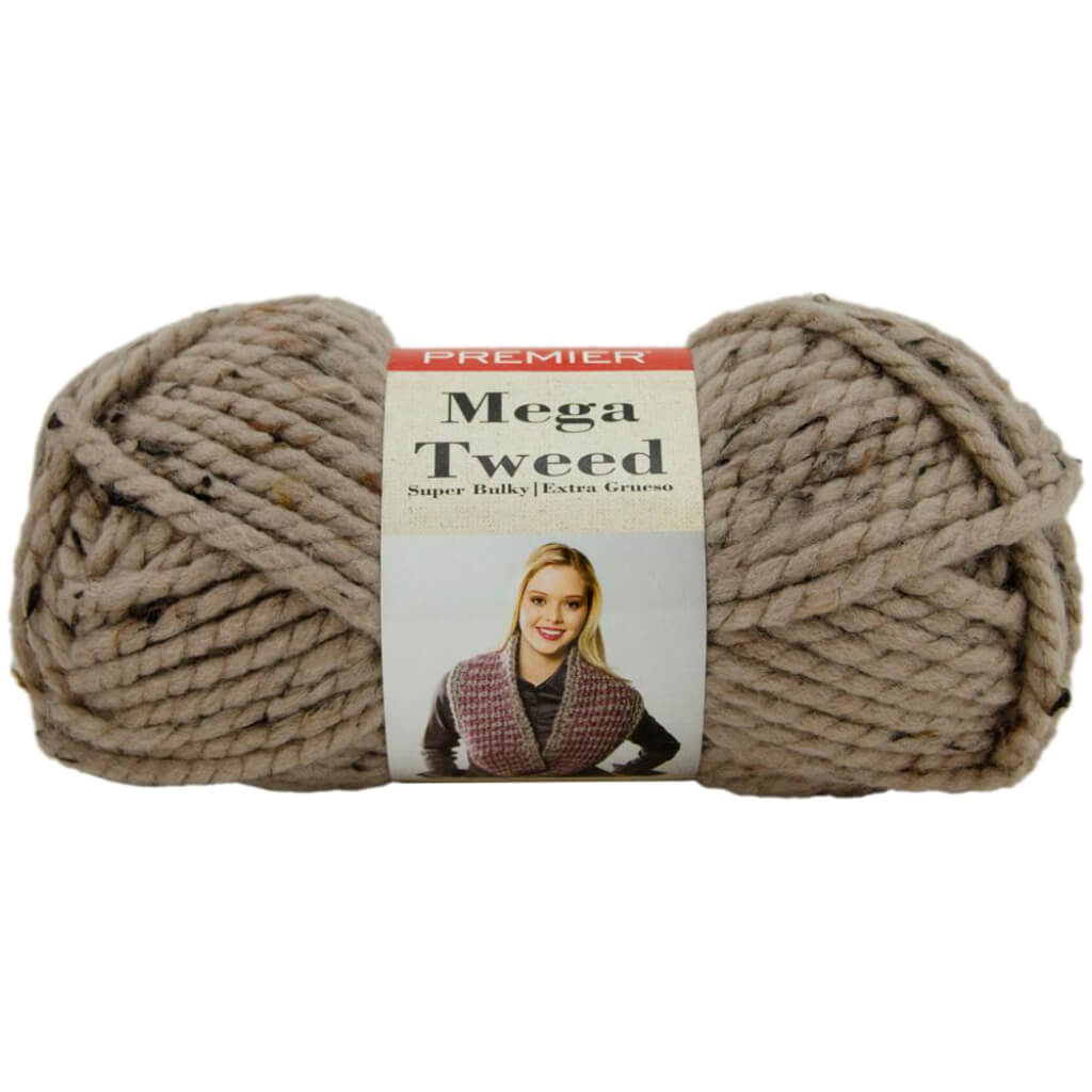 Mega Tweed Yarn Mauve