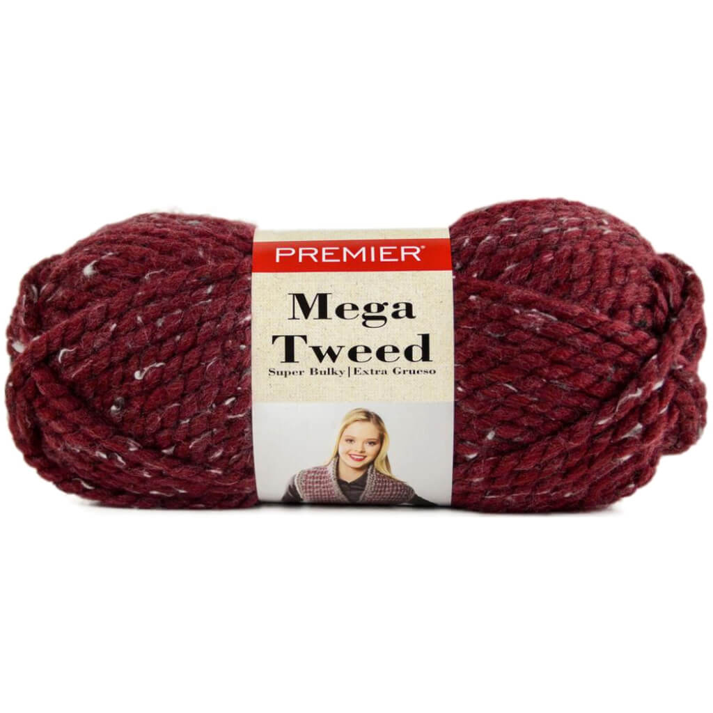 Mega Tweed Yarn Mauve