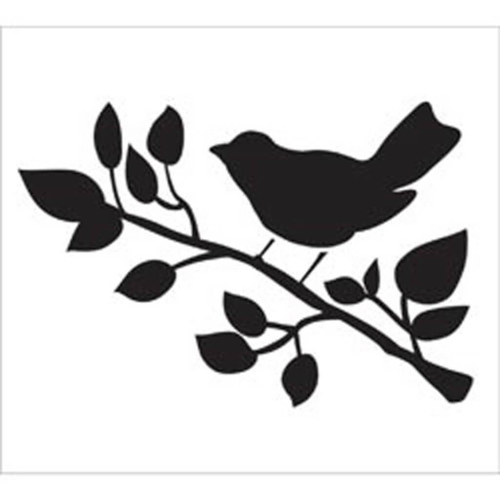 FolkArt Painting Stencil Bird 