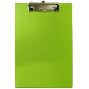 Bright Color PVC Standard Clipboard With Low Profile Clip