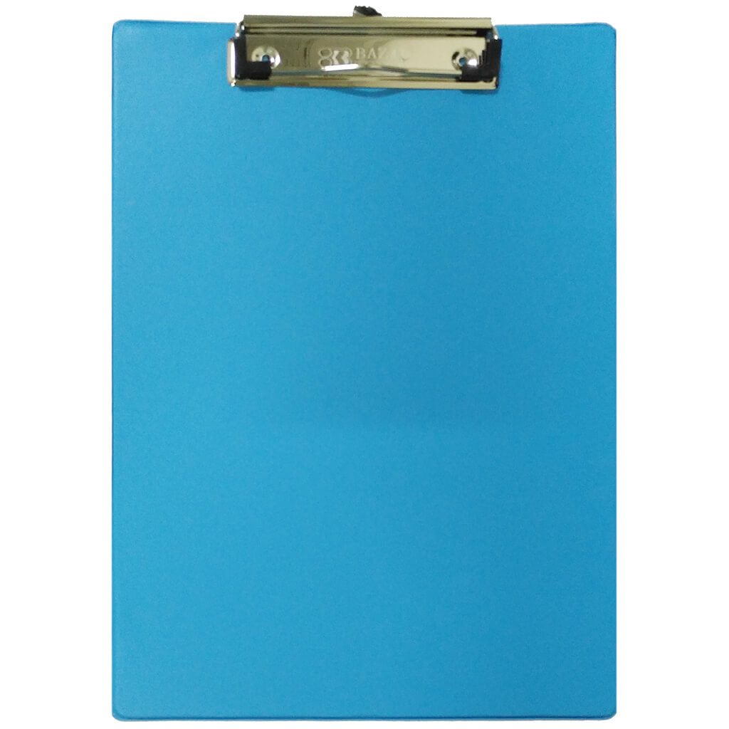 Bright Color PVC Standard Clipboard With Low Profile Clip