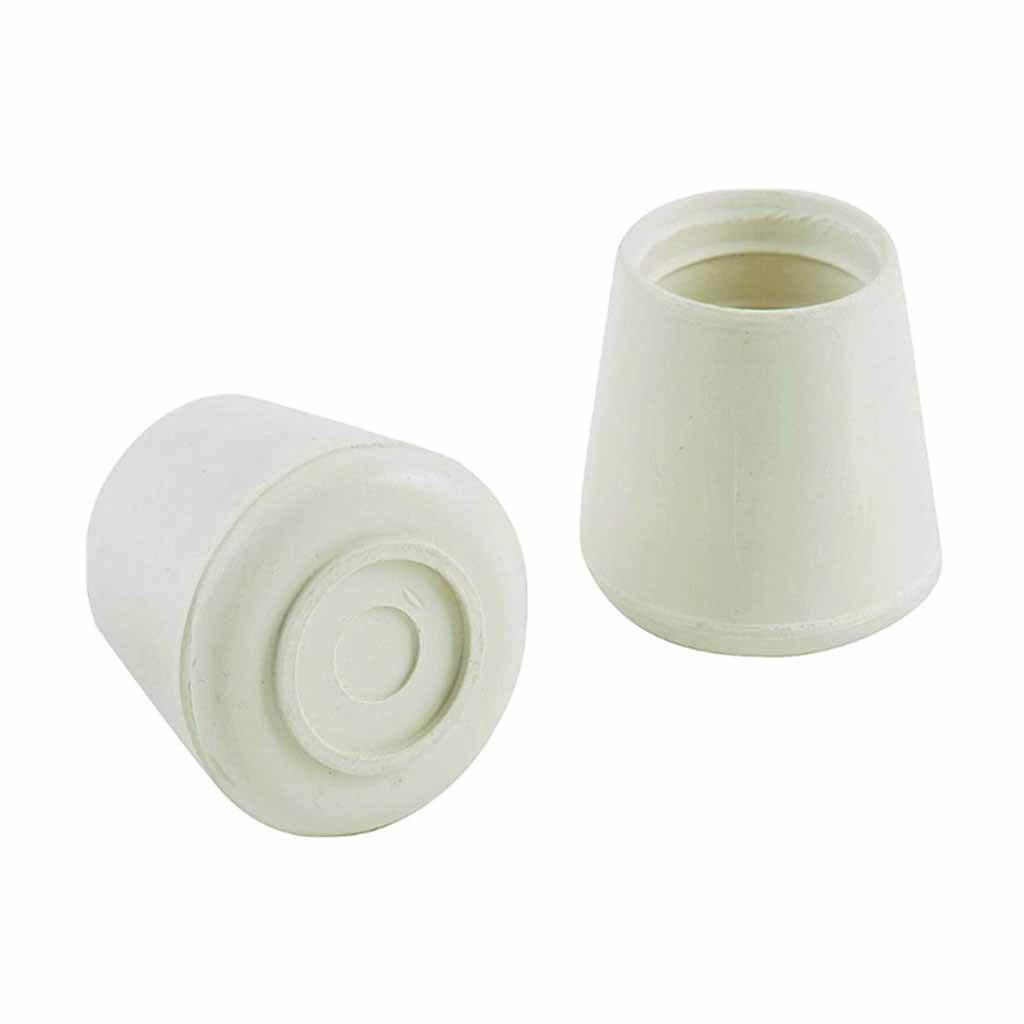 Rubber Leg Tips 3/4in White 4 Pack