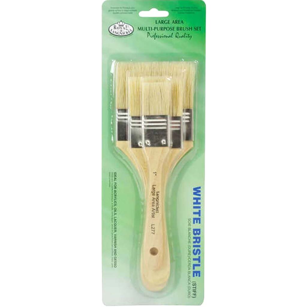 Large Area Brush White Bristle Set