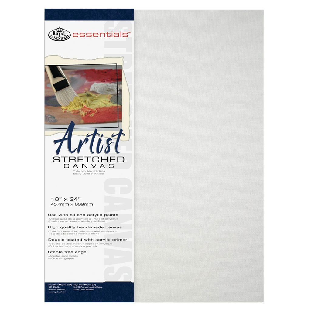 18 x 24 Super Value Cotton Canvas 3pk - Stretched Canvas - Art Supplies & Painting