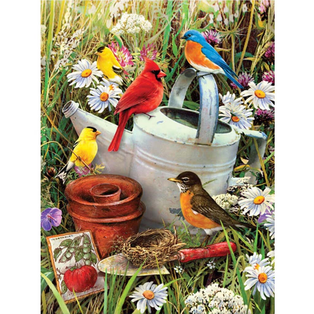 Junior Small Paint By Number Kit Garden Birds