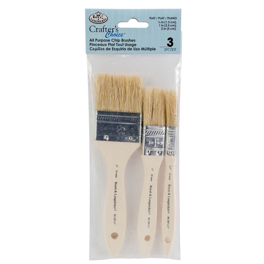 Crafter's Choice Chip Brush Set of 3