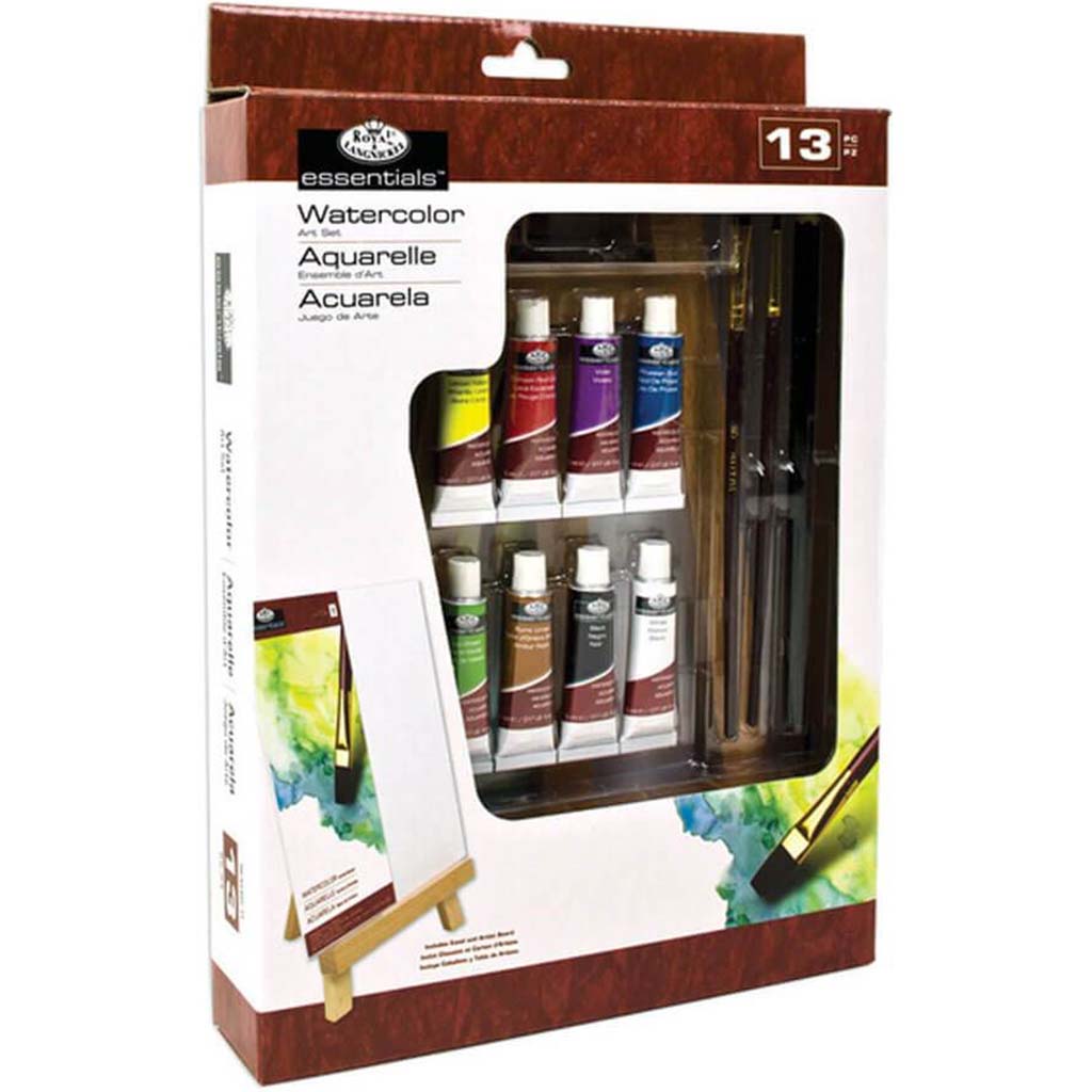 Watercolor Easel Art Set 13pc