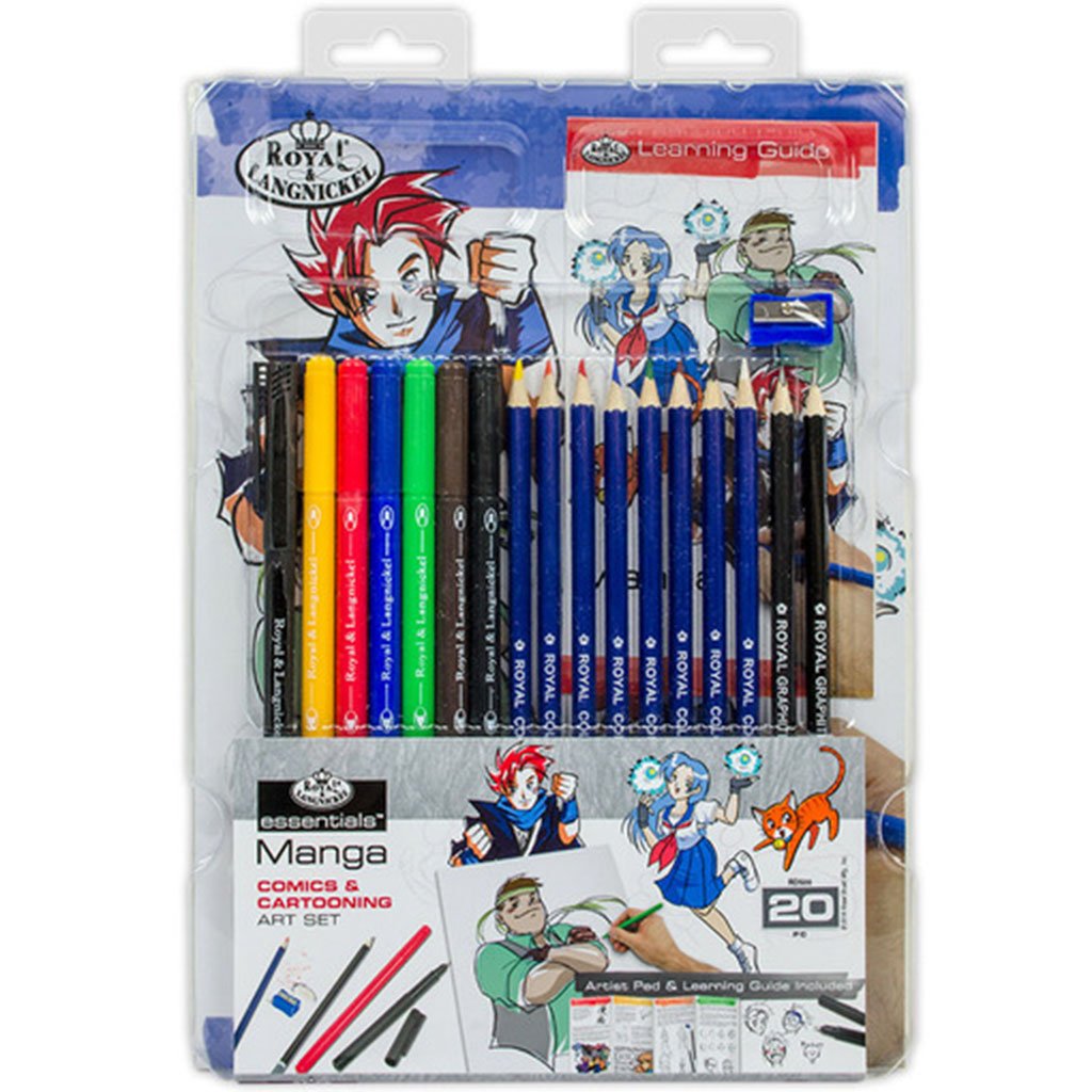 Royal Brush Essentials Manga Art Set 20pcs