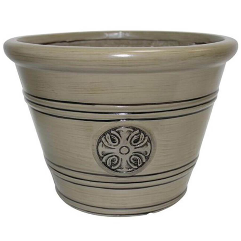 Planter Pot Chinchilla 12In