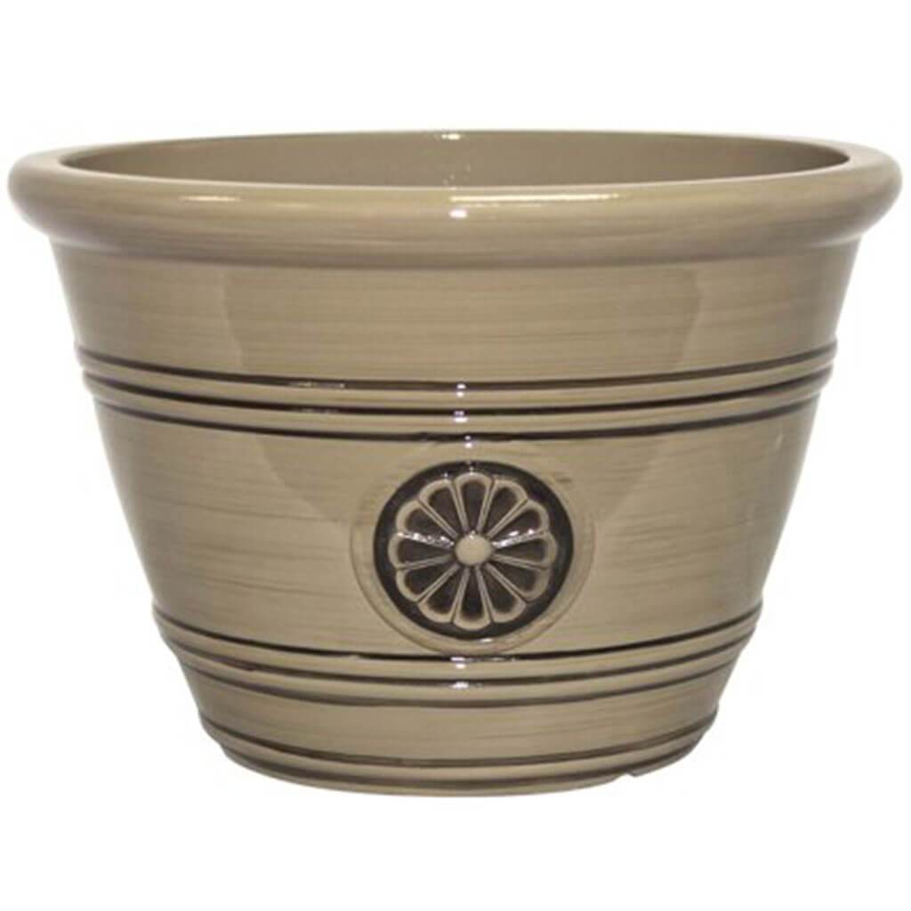 Planter Pot Chinchilla 15.25In