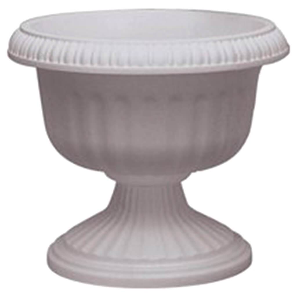 Plastic Stone Urn Planter, 12in