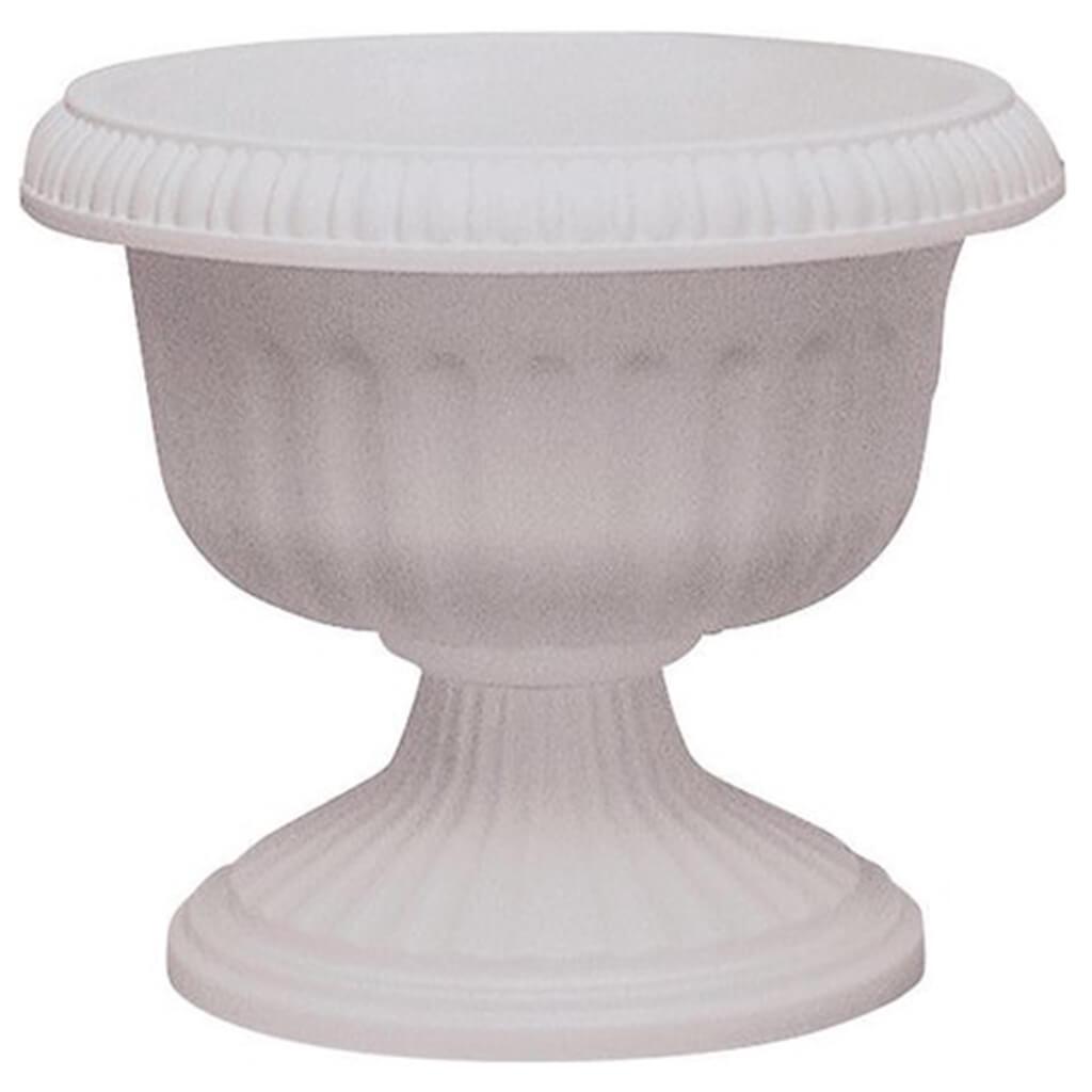 Grecian Plastic Stone Urn Planter, 18in