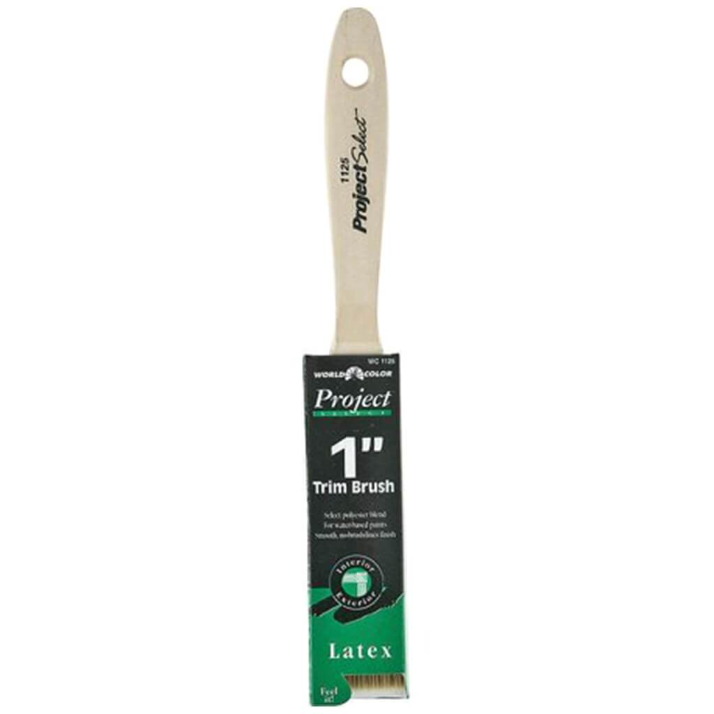 Linzer Paint Brush 1in Polyester Bristle &amp; Varnish Handle