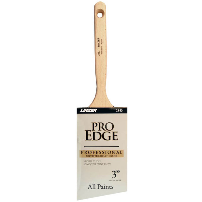 Nylon Polyester Blend Pro Angled Sash Brush 3in