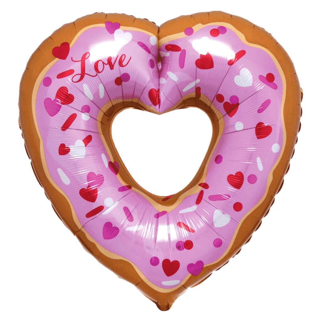 Super Shape Balloon Open Heart Donut