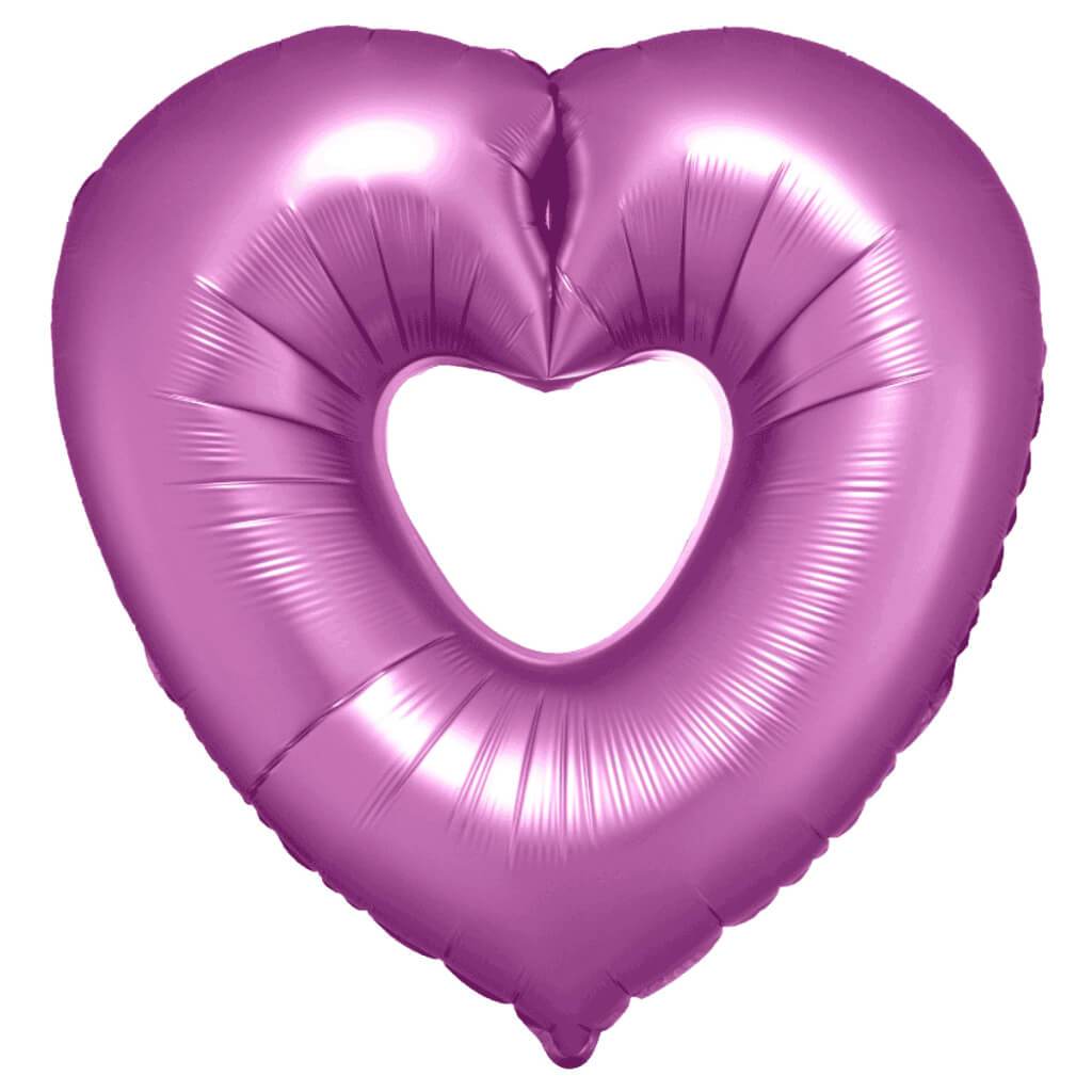 Super Shape Balloon Flamingo Open Heart