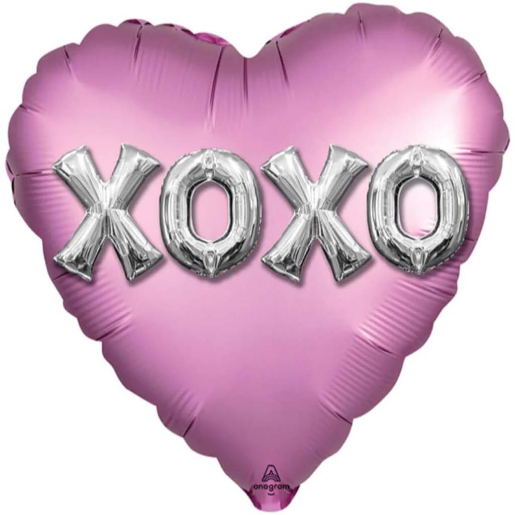 Foil Balloon Satin Xoxo Balloon Letters 18in