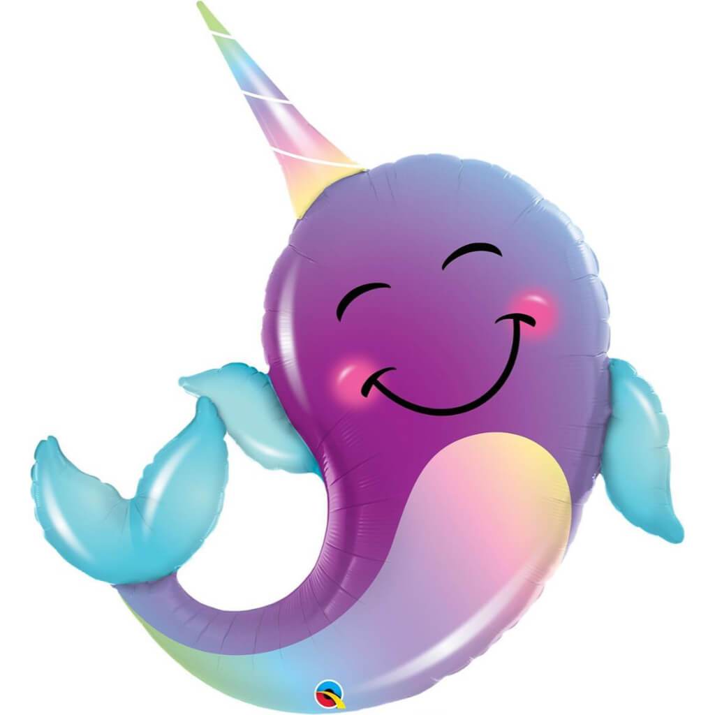 Foil Balloon Party Narwhal