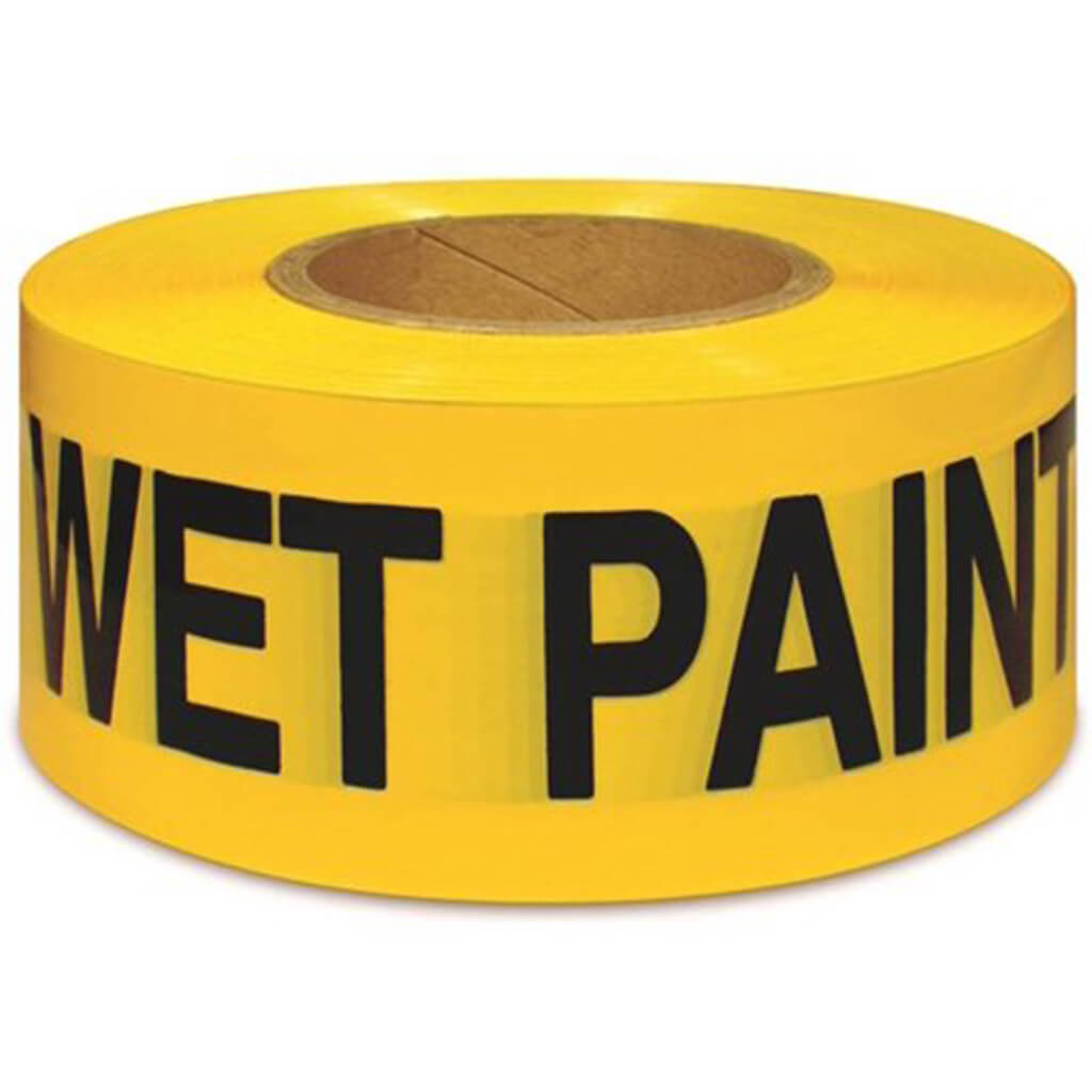 Intertape 6WP Barricade Ribbon Wet Paint 3in x 300ft