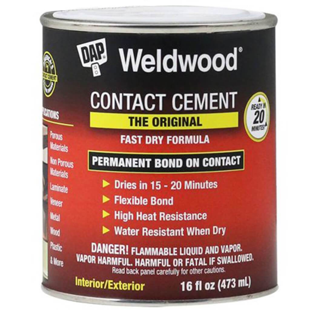 DAP Weldwood Contact Cement, 1pt Can Creative Minds