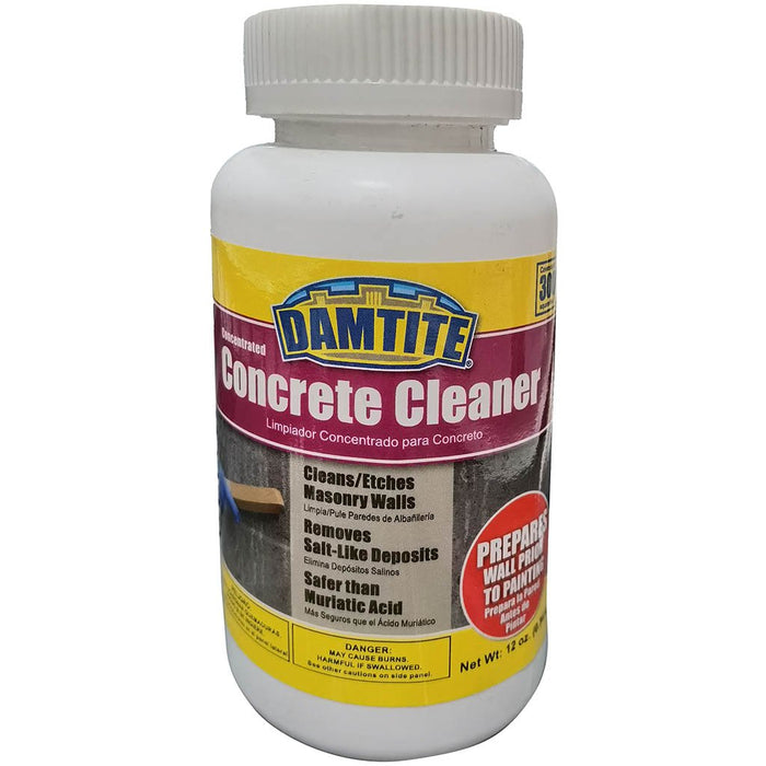 DAMTITE Concrete Cleaner, 12oz Bottle