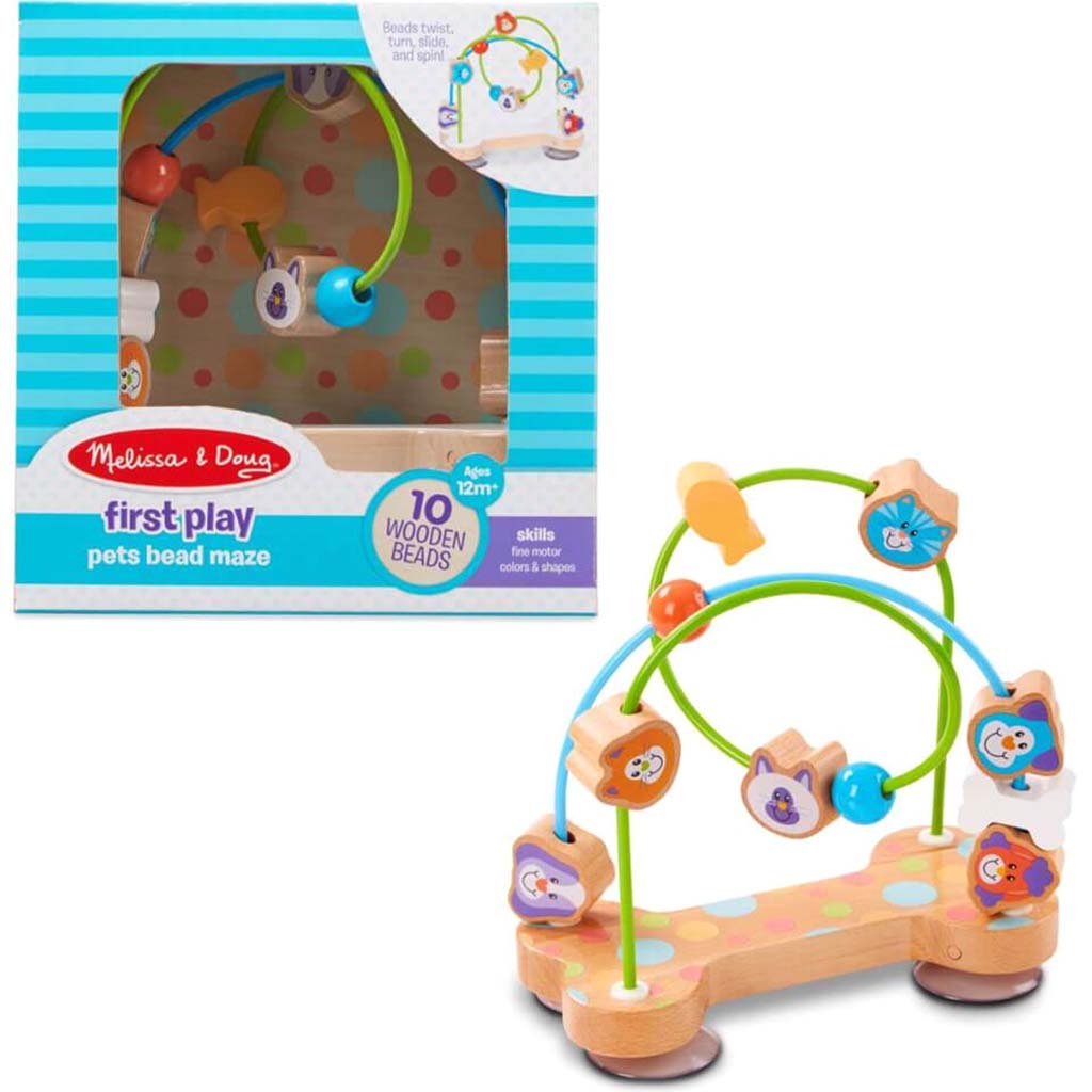 First Play Pets Wooden Bead Maze