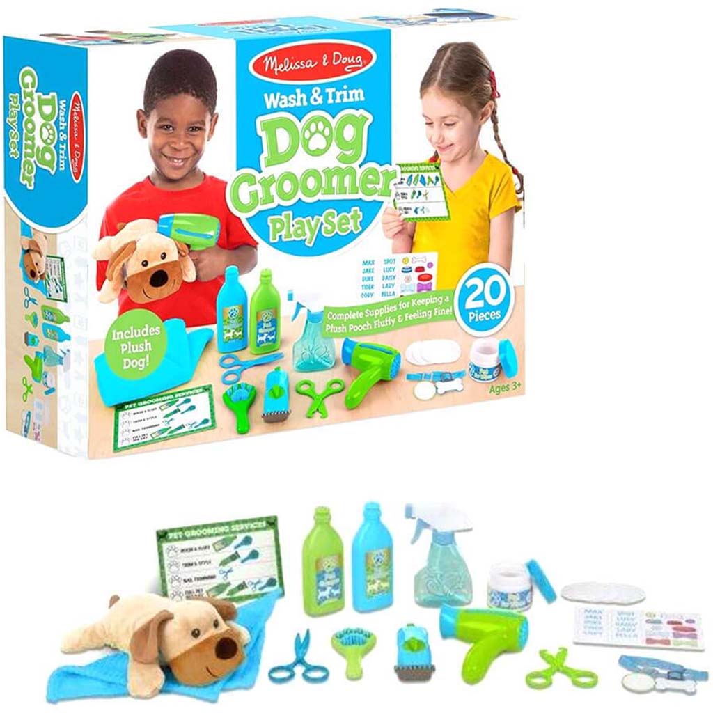 Wash &amp; Trim Dog Groomer Play Set