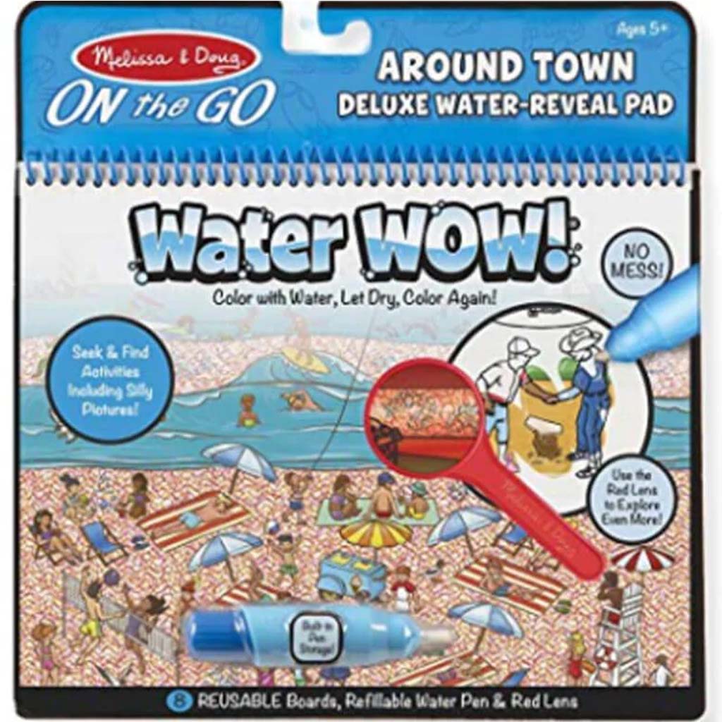 Water Wow Around Town Deluxe Water Reveal Pad On the Go Travel Activity
