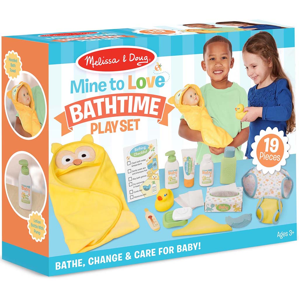 Mine to Love Changing &amp; Bathtime Play Set