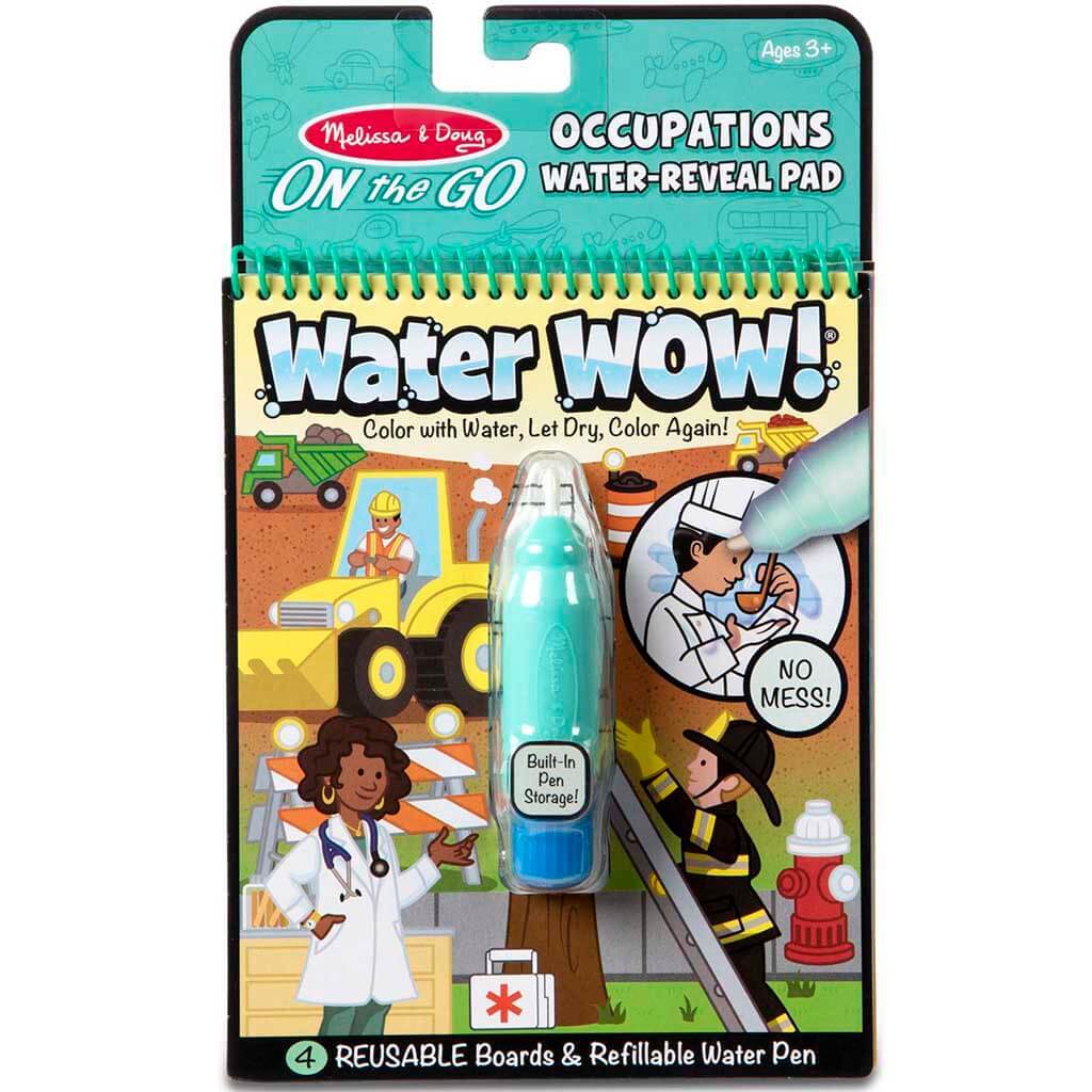 Water Wow! Occupations - Water Reveal Pad On the Go Travel Activity