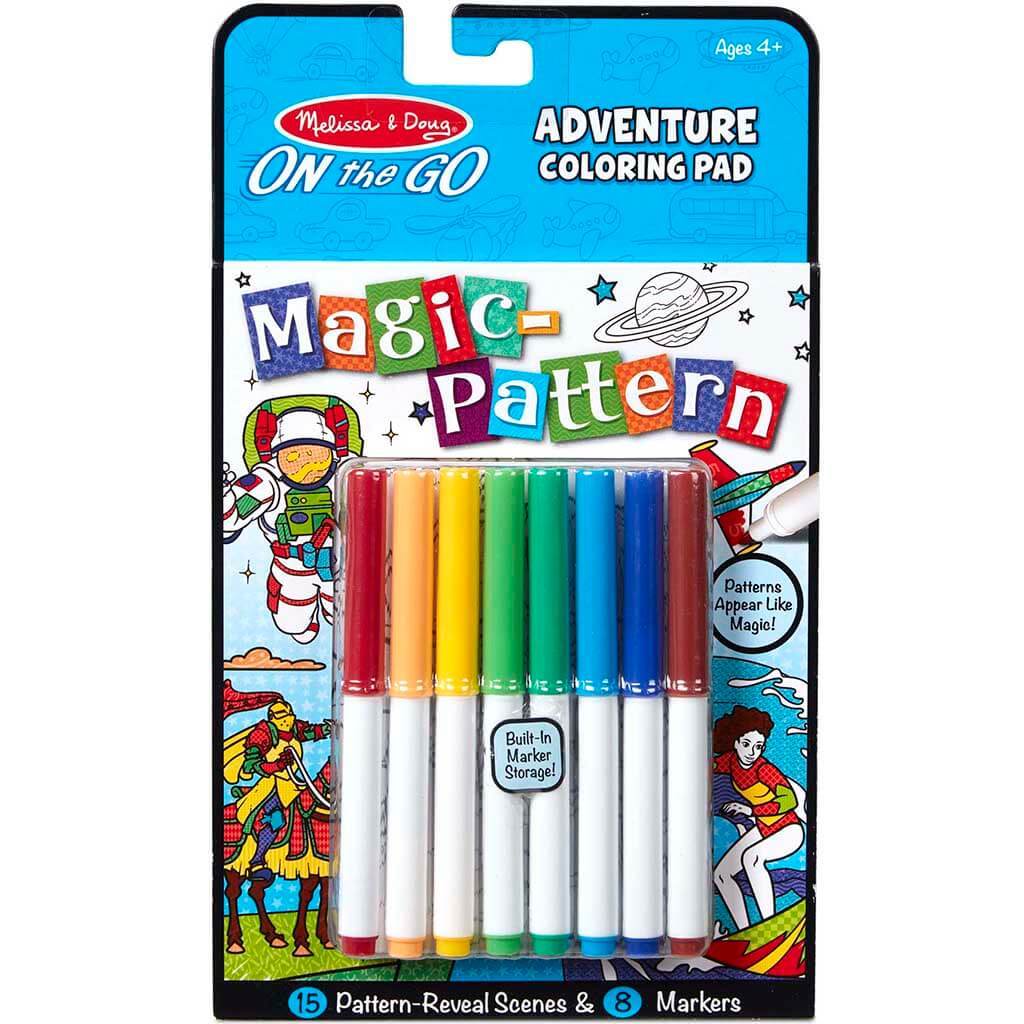 Magic-Pattern - Adventure Coloring Pad - On the Go Travel Activity