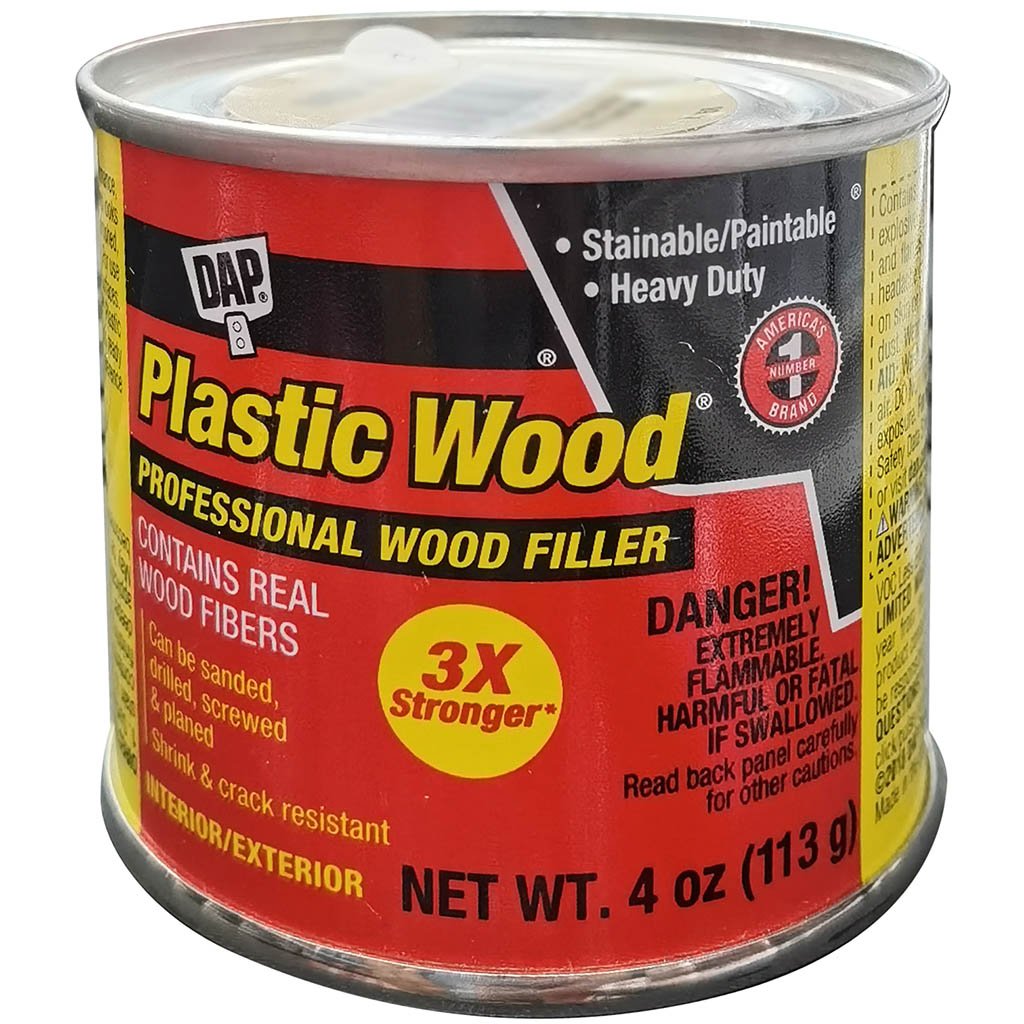 Filler Plastic Wood Natural 4oz