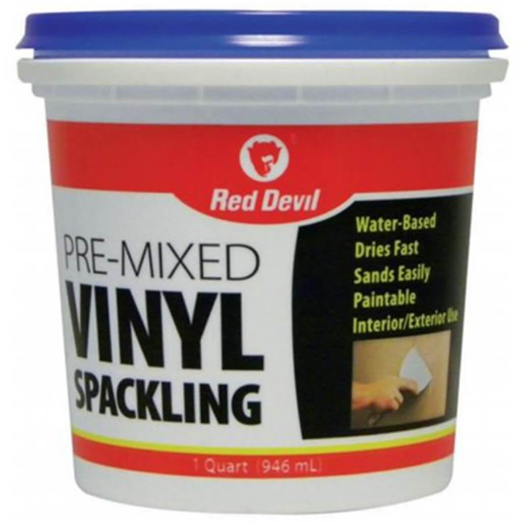 Red Devil Spackling Compound Off-White, 1qt Tub