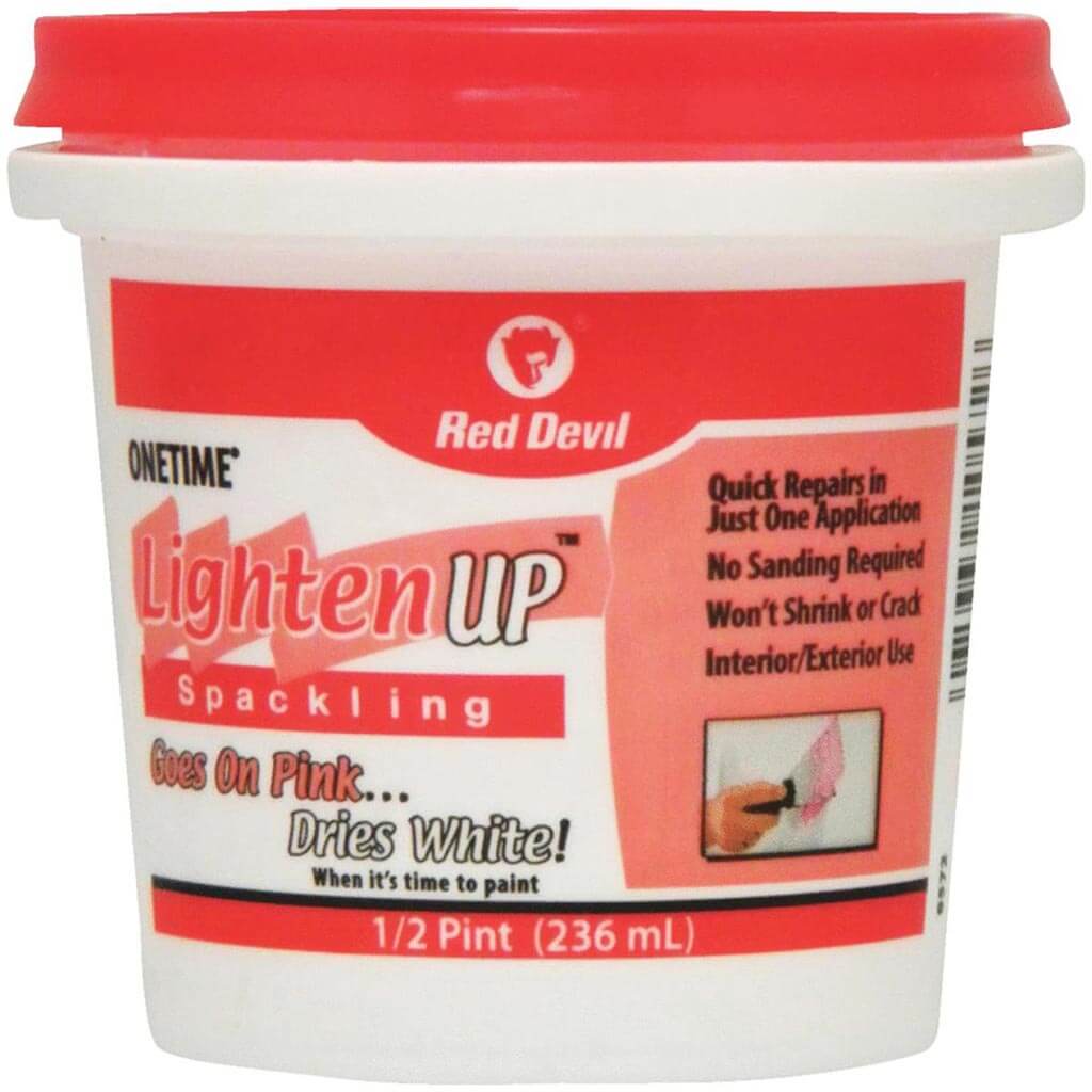 Onetime Lighten-Up Spackling Tub 1/2Pt