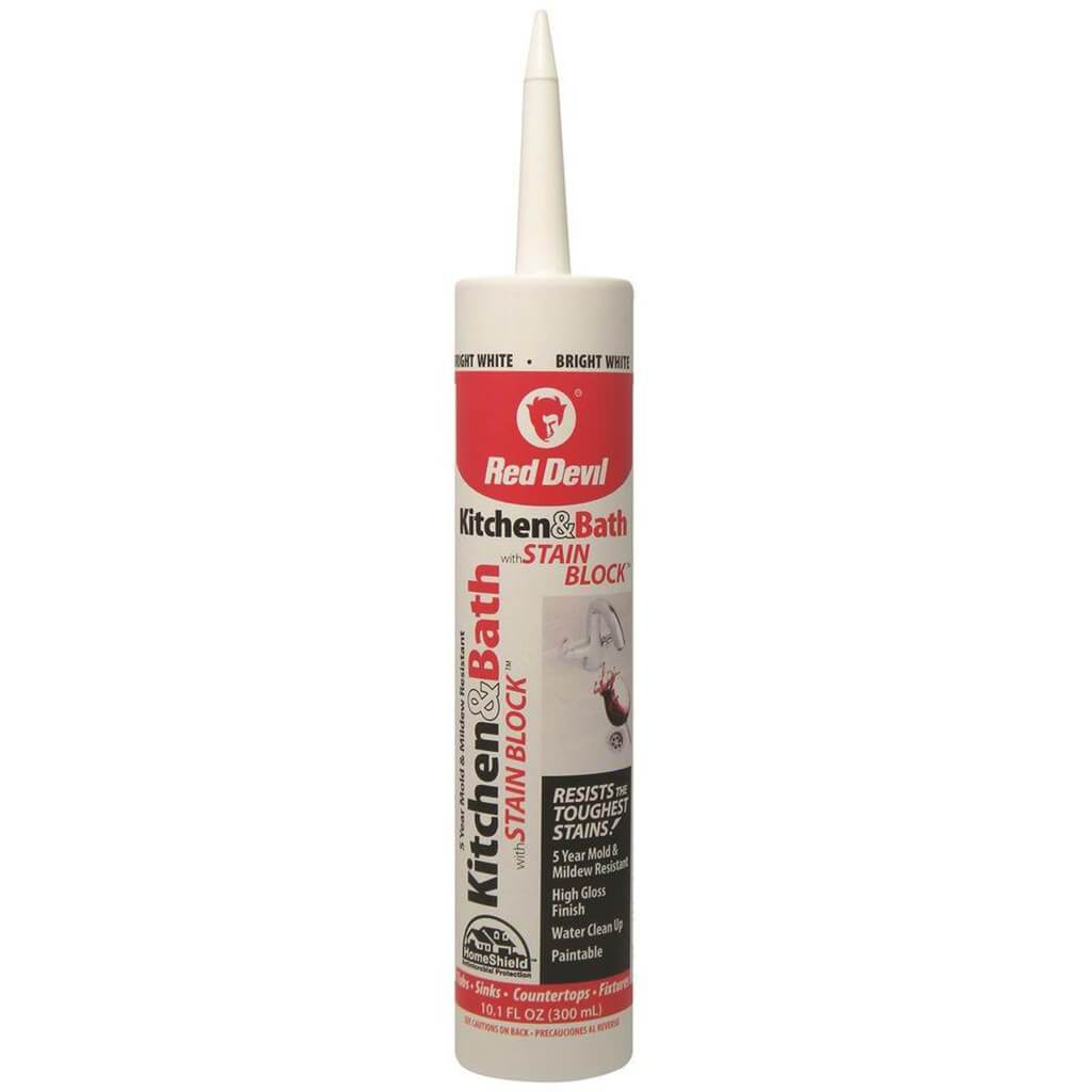 Red Devil Stain Block Sealant, White, 10.1oz Cartridge