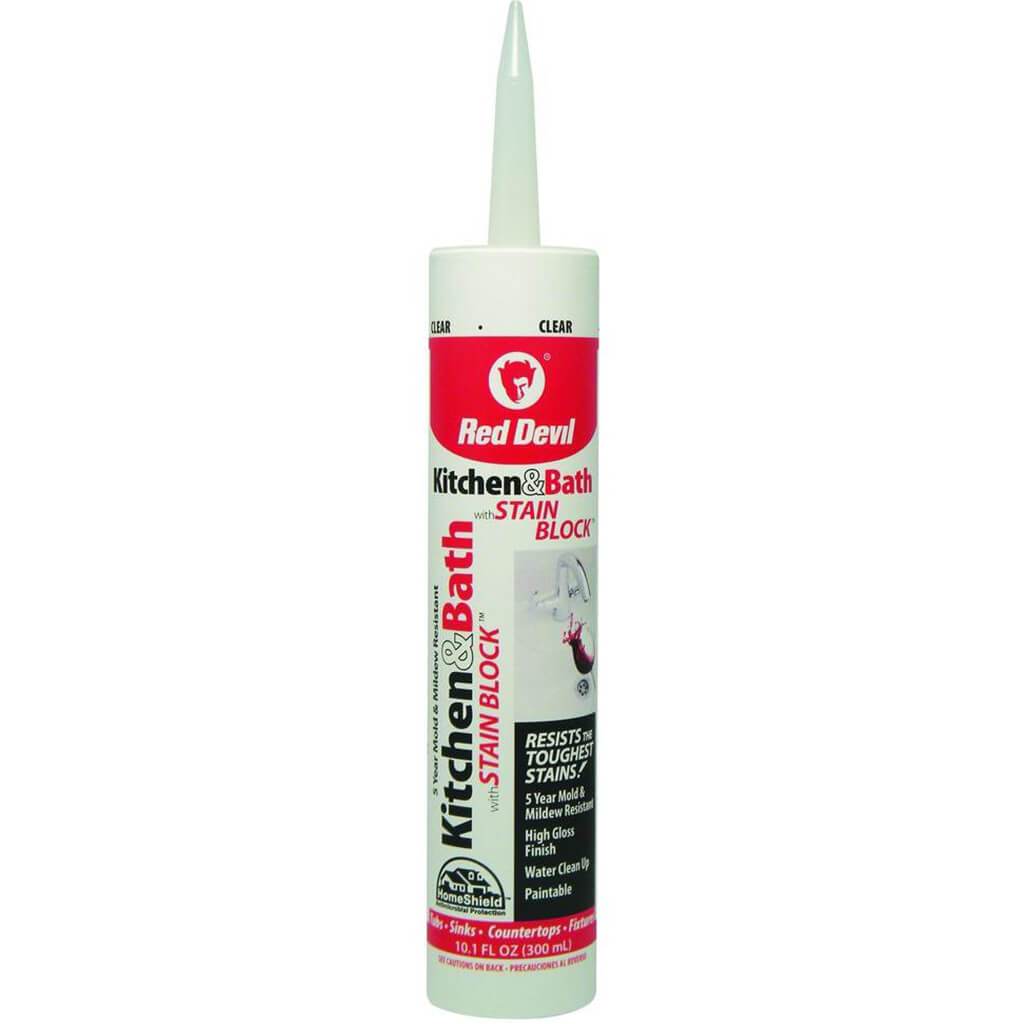 Red Devil Stain Block Sealant, Clear, 10.1oz Cartridge