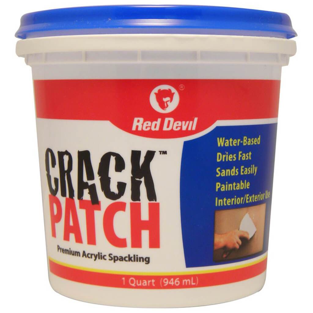 Red Devil Spackling Paste White, 1qt Tub