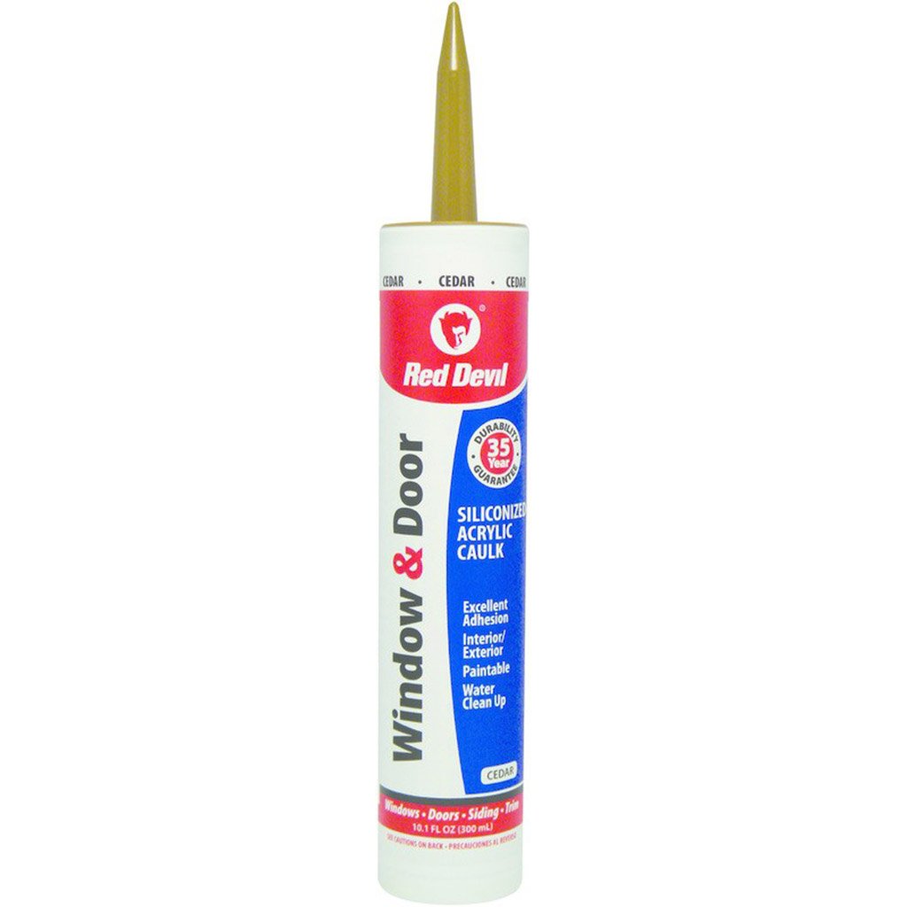 Siliconized Acrylic Caulk Cedar 10.1oz Cartridge