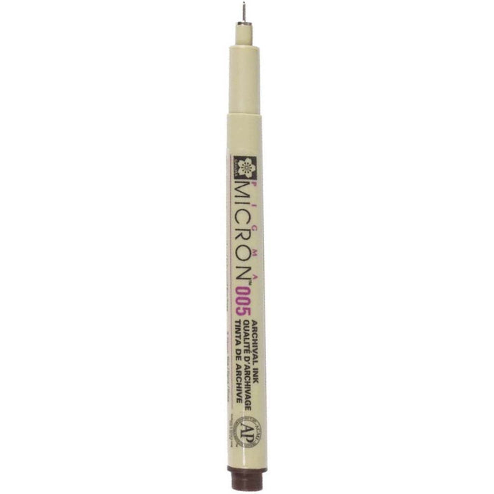 Pigma Micron Pens, .20mm Carded Sepia