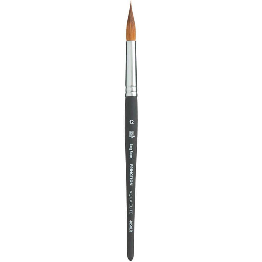 Aqua Elite Synthetic Kolinsky Sable Watercolor Brushes Long Rounds