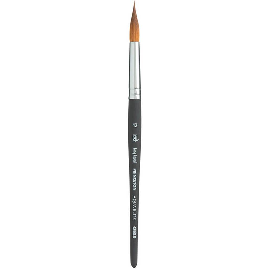 Aqua Elite Synthetic Kolinsky Sable Watercolor Brushes Long Rounds